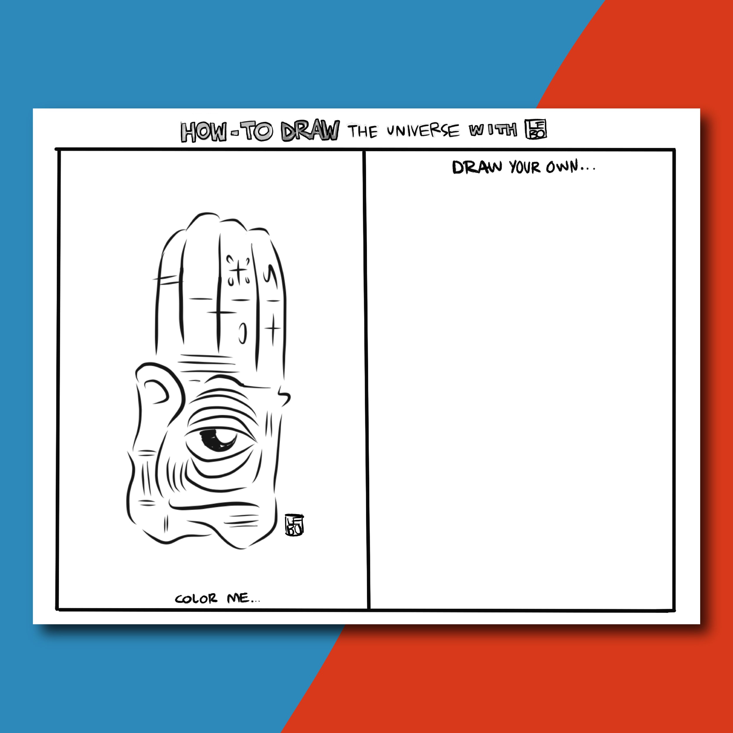Coloring the Universe - Lebo Signed Coloring Book
